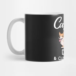 I Run On Caffeine Dog _ Cuss Words T-Shirt Mug